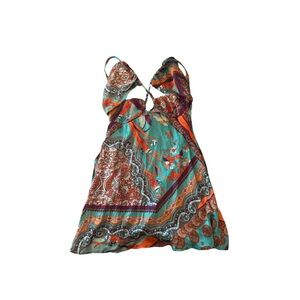 SHEIN Multicolor Boho Mini Dress